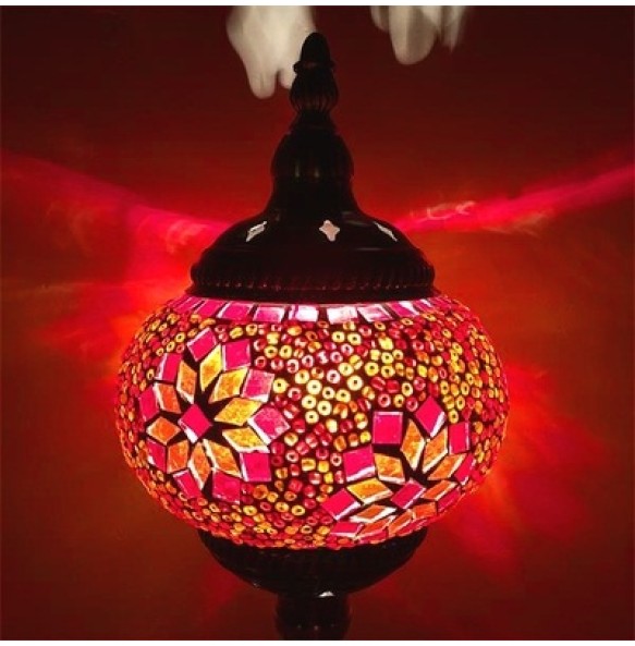 New style Turkey Ethnic Customs Handmade Lamp Romantic Cafe Restaurant Bar Tree Pendant Light Bar Mosaic Pendant Lamp