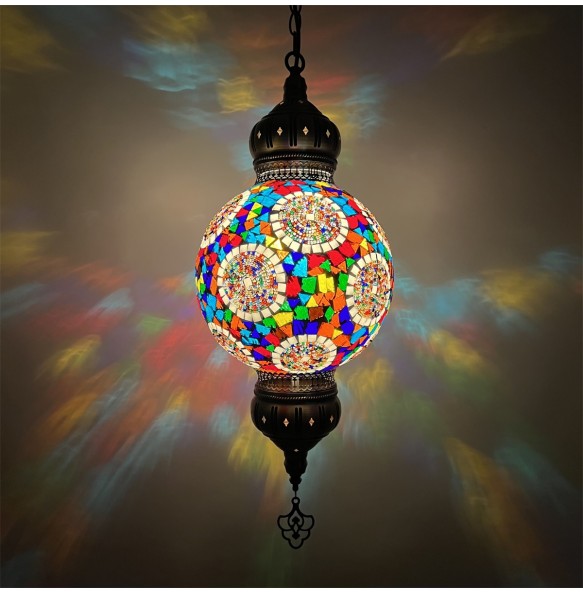 Mosaic LED Pendant Lights Dining Table Kitchen Bedroom Foyer Living Room Hotel Restaurant Coffee Hall Studyroom Indoor Home Lamp