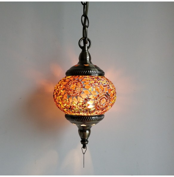 New Style E14 Turkey Handmade Romantic Balcony  Corridor Stairwell Pendant Lamp Cafe Restaurant Bar Tree Hotel Pendant Light