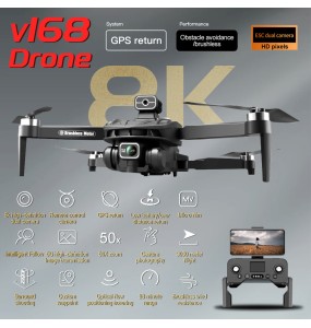 2024 New V168 Original GPS Drone 5G Professional 8K HD Aerial Photography Dual-Camera Omnidirectional Obstacle Avoidance Drone