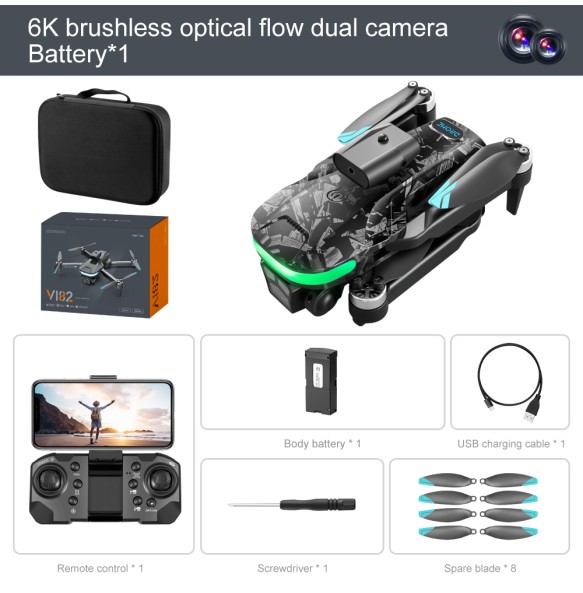 2024 New V182 Original Drone Professional 8K Aerial Photography Dual-Camera Omnidirectional Obstacle Avoidance Drone For XIAOMI