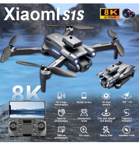 New S1S Mini Drone Caméra 8K Professional Brushless Motor Dron Obstacle Avoidance HD Dual Camera Foldable Quadcopter Toys