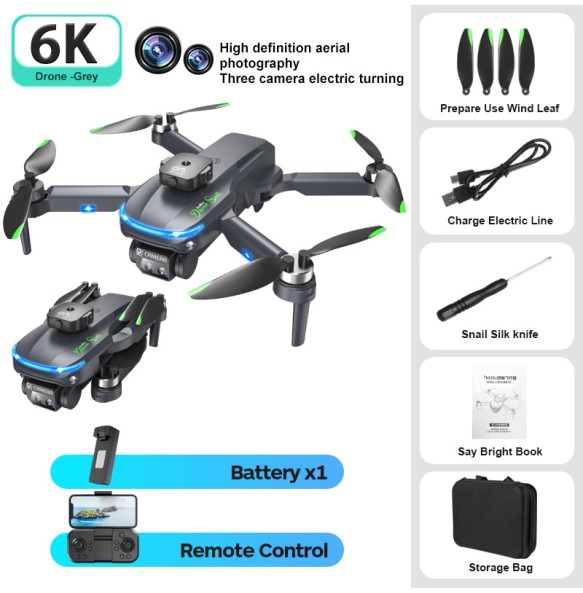 2024 Original S118 Mini Drone 8K Profesional 8K HD Camera Obstacle Avoidance Aerial Photography Foldable Brushless Quadcopter