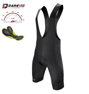 DAREVIE Cycling Bib Shorts 3D Thick Gel Padded 6 Hours Ride Cycling Bretelle 7 CM Gripper Breathable Professional Cycling Shorts