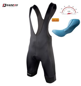 DAREVIE Men's Cycling Bib Shorts Italy Elastic Interface® Sponge Pad Cycling Shorts High Quality MTB Road Cycling Bib Shorts