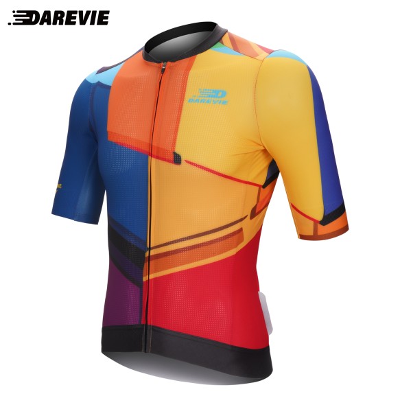 DAREVIE Men's Cycling Pro Jersey 2024 Summer Breathable  Man Cycling Maillot Durable Fashion Colorful Cycling Clothes For Men