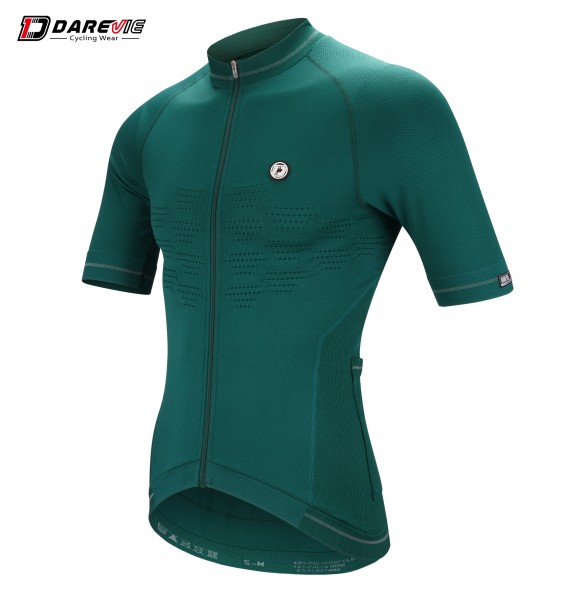 DAREVIE Cycling Jersey Compression Seamless Cycling Shirt Breathable Quick Dry Man Cycling Maillot Reflective Unsex MTB Jersey