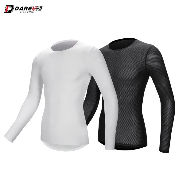 DAREVIE Seamless Cycling Jersey Men Breathable Summer New Long Sleeve Men's Cycling Jersey MTB Road High Quality Cycling Jersey