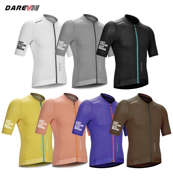 DAREVIE Cycling Jersey 2024 Cool Cycling Jersey Men Women Breathable Man Cycling Maillot Quick Dry Cycling Jersey Slim Fit Pro