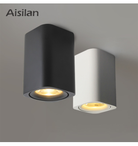 Aisilan LED Surface Mounted Downlight Square Nordic Ceiling Light Cube Lights for Room/Corridor/Hallway/Foyer AC85-260V COB Lamp