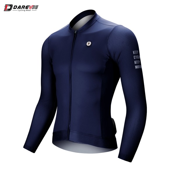 DAREVIE Cycling Jersey Slim Fit SPF 50+ Men Women Long Sleeves Cycling Jersey High Quality Women Breathable Man Cycling Maillott