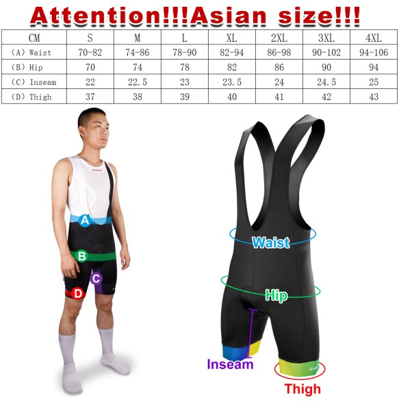 DAREVIE Brazil Cycling Bib Shorts Summer Breathable Men‘s Cycling Shorts 3D Sponge Pad Cycling Man MTB Road Cycling Bib Shorts