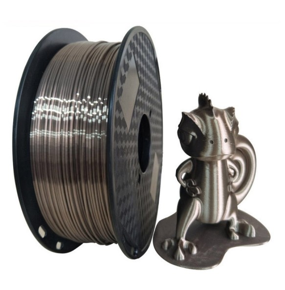 Silk Metallike Gradient Multicolor 3D Printer PLA Filament 1.75mm 3d Printing Material Shiny Rainbow Rose Gold Bronze 250g-1kg