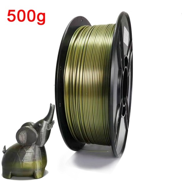 3D Printer Dual Color Filament PLA 1kg Silk Filament 1.75mm Two-tone 3D Printing Material Two Color Filament Sublimation Duotone