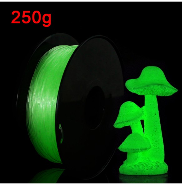 TPU Glowing In The Dark 3D Printer Filament Non-toxic Luminous Sublimation 3D Printing Material Flexible Glows 1KG/0.5kg/0.25KG