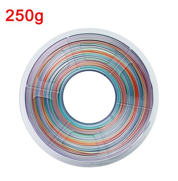 Rainbow Filament Silk PLA 1.75mm 1kg 3D Printer Filament Silky Luster 250g/500g Shiny 3D Pen Printing Materials Consumables