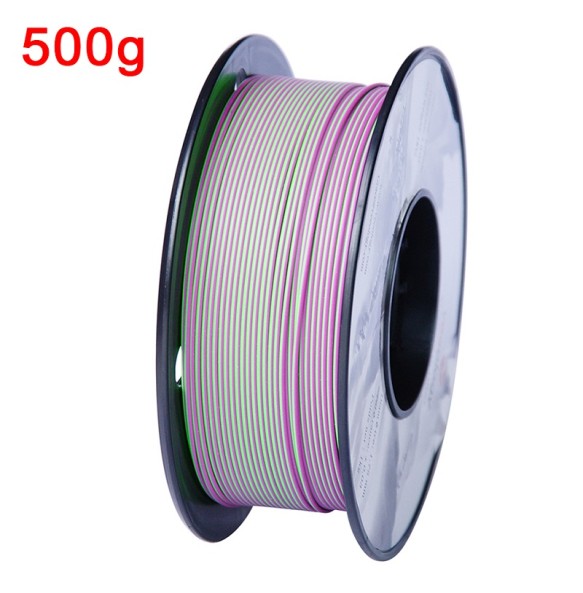 3D Filament Dual Color PLA 1kg 3D Printer Filament Silk PLA 1.75mm Two-tone 3D Printing Material Two Colors Sublimation Duotone