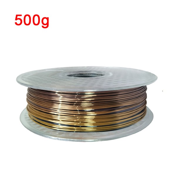 3D Printer Filament PLA 1.75mm 250g/500g/1KG Metallic Feel Shiny Silk 3D Printing Material Special sale Purple/ Copper Filament