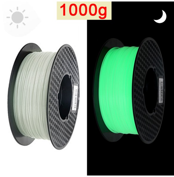 PLA Glow In The Dark Noctilucent Filament 1.75mm Plastic 3D Printer Materials Glowing Rainbow Red Firefly Green Filaments