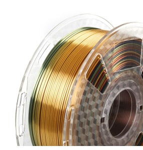 Silk Metallike Gradient Multicolor 3D Printer PLA Filament 1.75mm 3d Printing Material Shiny Rainbow Rose Gold Bronze 250g-1kg