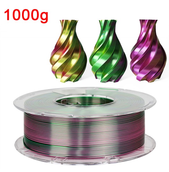 200G 3D Printer Filament Tricolor PLA 1.75mm 1kg Filament Silk 3D Material Sublimation PLA Multicolor Filamento Impresora 3D