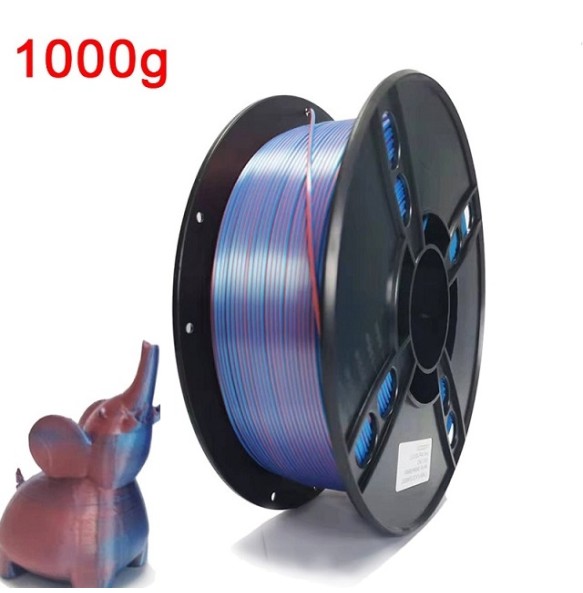 200G Filament Dual Color PLA 1kg 3D Pinter PLA Silk Filament 1.75mm 3D Printing Material Two Color Filamento PLA Sublimation