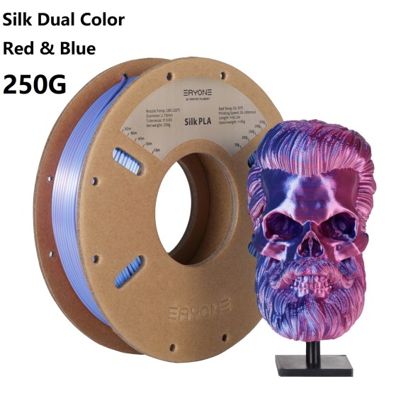 ERYONE 250G Silk Dual-Color PLA Filament 1.75mm ± 0.03 For FDM 3D Printing New Arrival Fast Shipping