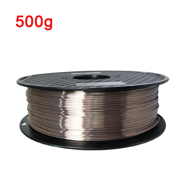 3D Printer Filament PLA 1.75mm 250g/500g/1KG Metallic Feel Shiny Silk 3D Printing Material Special sale Purple/ Copper Filament