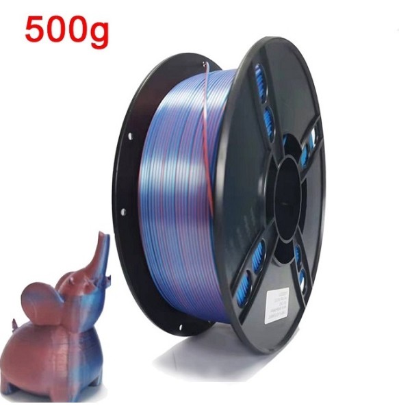 200G Dual Color Filament PLA 1kg 3D Pinter PLA Silk Filament 1.75mm 3D Printing Material Two Color Filamento PLA Sublimation