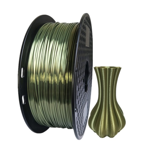 3D Printer Filament Bronze Silk PLA 1.75mm Sublimation 250g/500g/1kg Shiny 3D Printing Materials