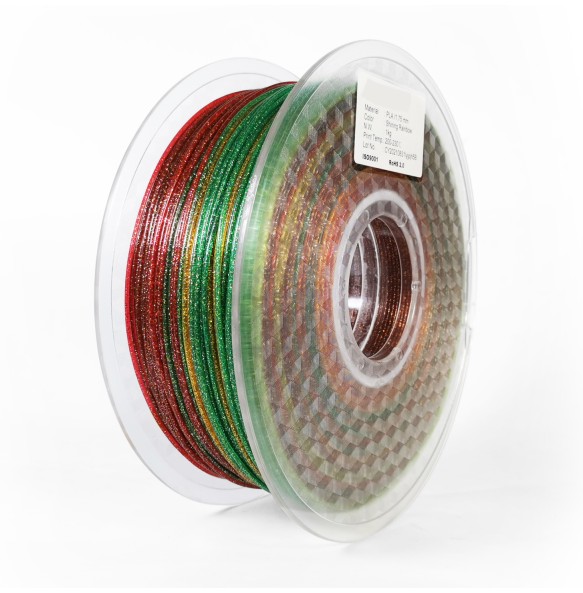 PLA Crystal Filaments 1.75 mm 1Kg /500g / 250g 3D Printer Filament Sparkle Shining 3D Printing Material Glittering PLA Filaments