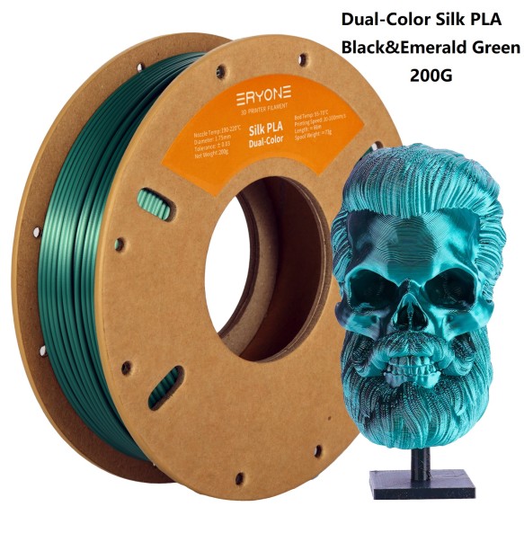 ERYONE 200g Dual Colors Silk PLA Filament For FDM 3D Printer 1.75mm ±0.03 High Quality New arrival Impresora 3D Printting