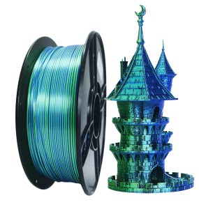 3D Printer Filament Two-tone PLA 1.75mm 250G Silk-like Material for 3D Printing Sublimation Products Dual Color Magic Filaments