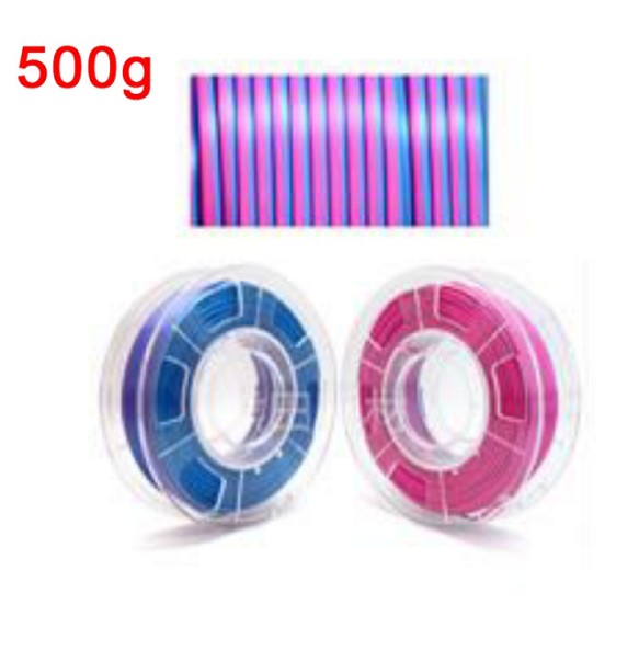 3D Printer Dual Color Filament PLA 1kg Silk Filament 1.75mm Two-tone 3D Printing Material Two Color Filament Sublimation Duotone