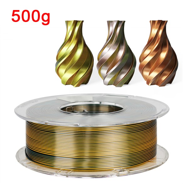 200G 3D Printer Filament Tricolor PLA 1.75mm 1kg Filament Silk 3D Material Sublimation PLA Multicolor Filamento Impresora 3D