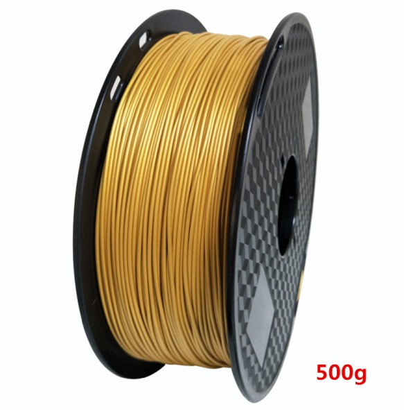 Gold Metal-like PLA 1.75mm 3D Printer Filament 1Kg/500g/250g Spool Metal Texture Golden Metallic PLA Printing Materials