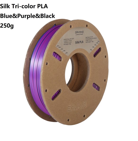 ERYONE 250G Silk Tri-Color PLA  Filament 1.75mm ± 0.03 For FDM 3D Printing New Arrival Fast Shipping