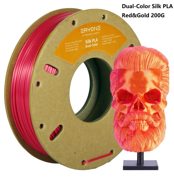 ERYONE 200g Dual Colors Silk PLA Filament For FDM 3D Printer 1.75mm ±0.03 High Quality New arrival Impresora 3D Printting