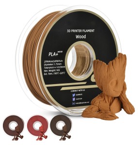 PLA+ Wood 3D Printer Filament Sublimation Wooden 3d Printing Material 1.75mm 1kg/500g/250g Rose Ebony Red Sandal Wood Filaments