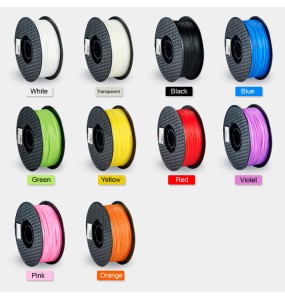 3D Printer Filament PLA 1Kg/500g/250g 1.75mm Diameter Eco-Frindly Smooth Finish 3D Printing Consumables Filaments 9 color choose