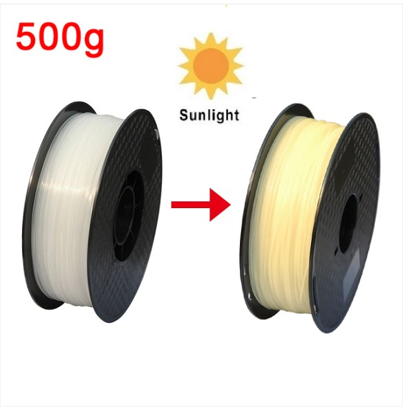 3D Printer PLA Filament Color Change With Sunlight 3D Filament PLA 250G/500G/1KG 3D Printing Material Sublimation Plastic Blue