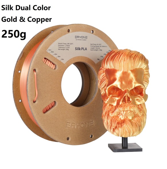 ERYONE 250G Silk Dual-Color PLA Filament 1.75mm ± 0.03 For FDM 3D Printing New Arrival Fast Shipping