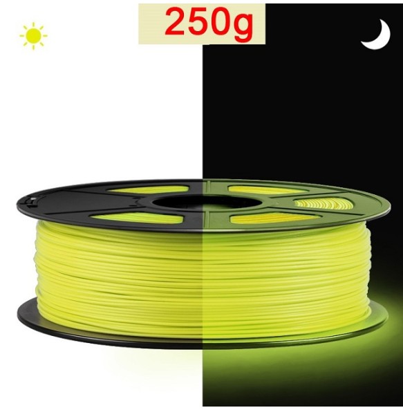 3D Filament PLA Glow In The Dark Luminous PLA 1kg 1.75mm Glowing Filament PLA Noctilucent 3D Printing Filaments Rainbow Filament