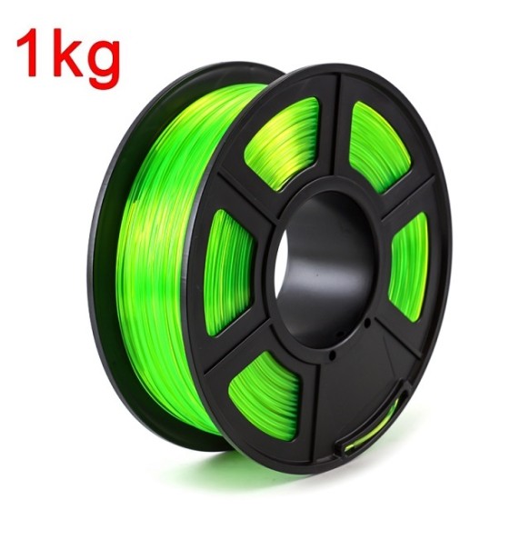 3D Printer PETG Filament 1.75mm Sublimation Filament Plastic Green Black Red 3D Printing Filament Silver Material