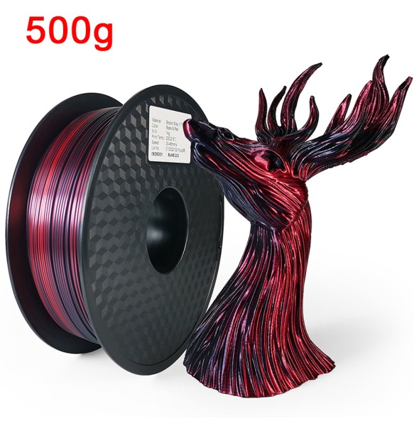 Dual Color PLA Filament for 3D Printer Two-tone 3D Printing Material 1.75mm Magic Two Colors Sublimation Duotone Silk Filaments