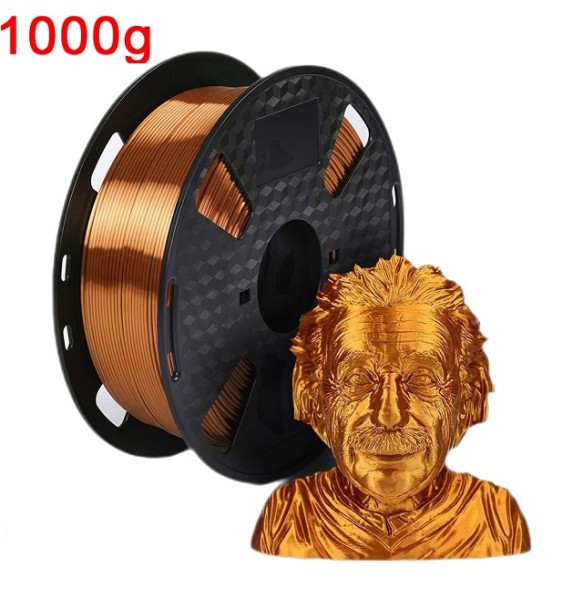 200G 3D Filament PLA 1kg 1.75mm Silk Filament 3D Printer Silky Filament PLA 3D Printing Material Copper 3D Filamento Rose Gold