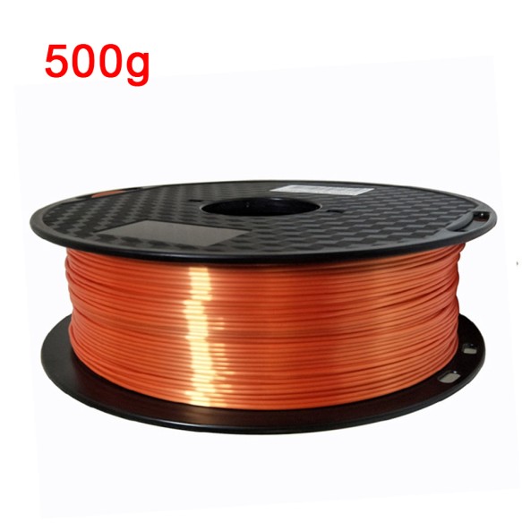 1.75mm Silk PLA Filament 3D Printer Shiny Materal 500G/250G Black Wihte Red Blue Sublimation Solid Silk-like 3D Printer Filament