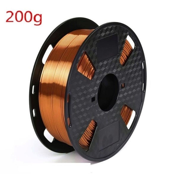 200G 3D Filament Silk PLA 1kg 1.75mm Spool Wire 3D Printer Silky Filament PLA 3D Printing Material Copper 3D Filamento Rose Gold