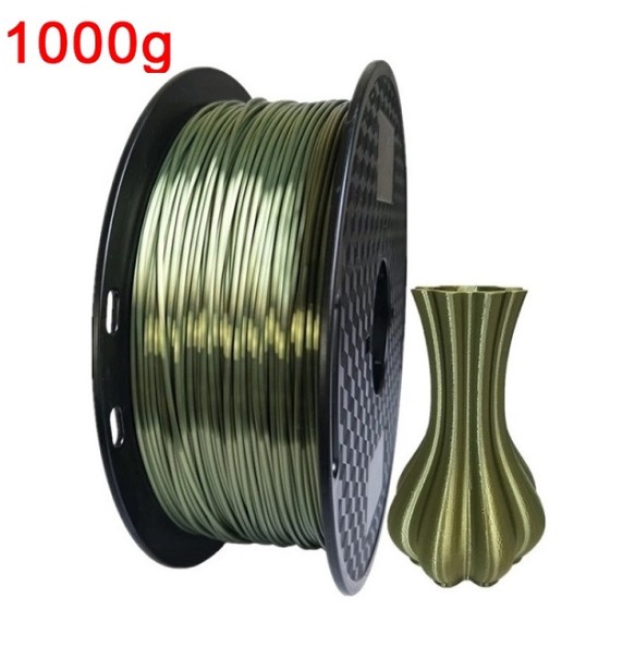 250G 3D Filament PLA 1kg 1.75mm Silk Filament 3D Printer Silky Filament PLA 3D Printing Material Copper 3D Filamento Rose Gold