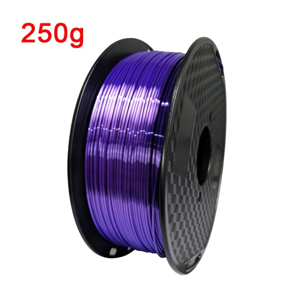 3D Printer Filament PLA 1.75mm 250g/500g/1KG Metallic Feel Shiny Silk 3D Printing Material Special sale Purple/ Copper Filament